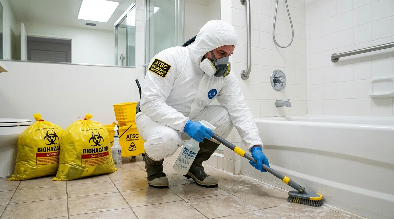 Decontamination equipment deployed for Blood Cleanup in Fayetteville